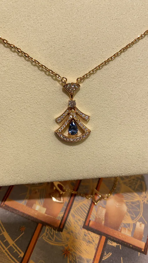 BVLGARI Rose Gold Necklace with Enhanced Design