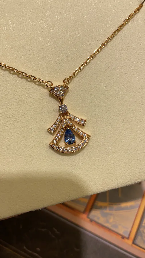 BVLGARI Rose Gold Necklace with Enhanced Design