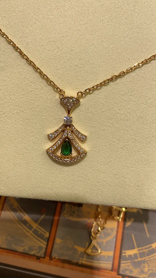 BVLGARI Rose Gold Necklace with Enhanced Design