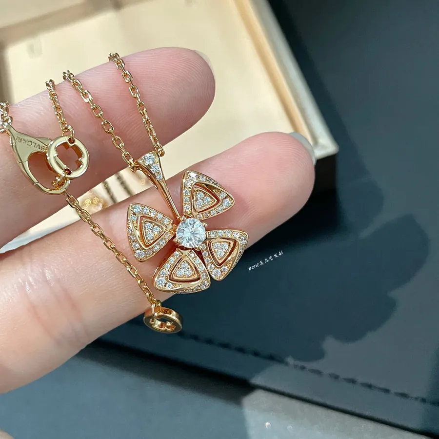 Bulgari Four Leaf Clover Necklace from Fiorever Collection