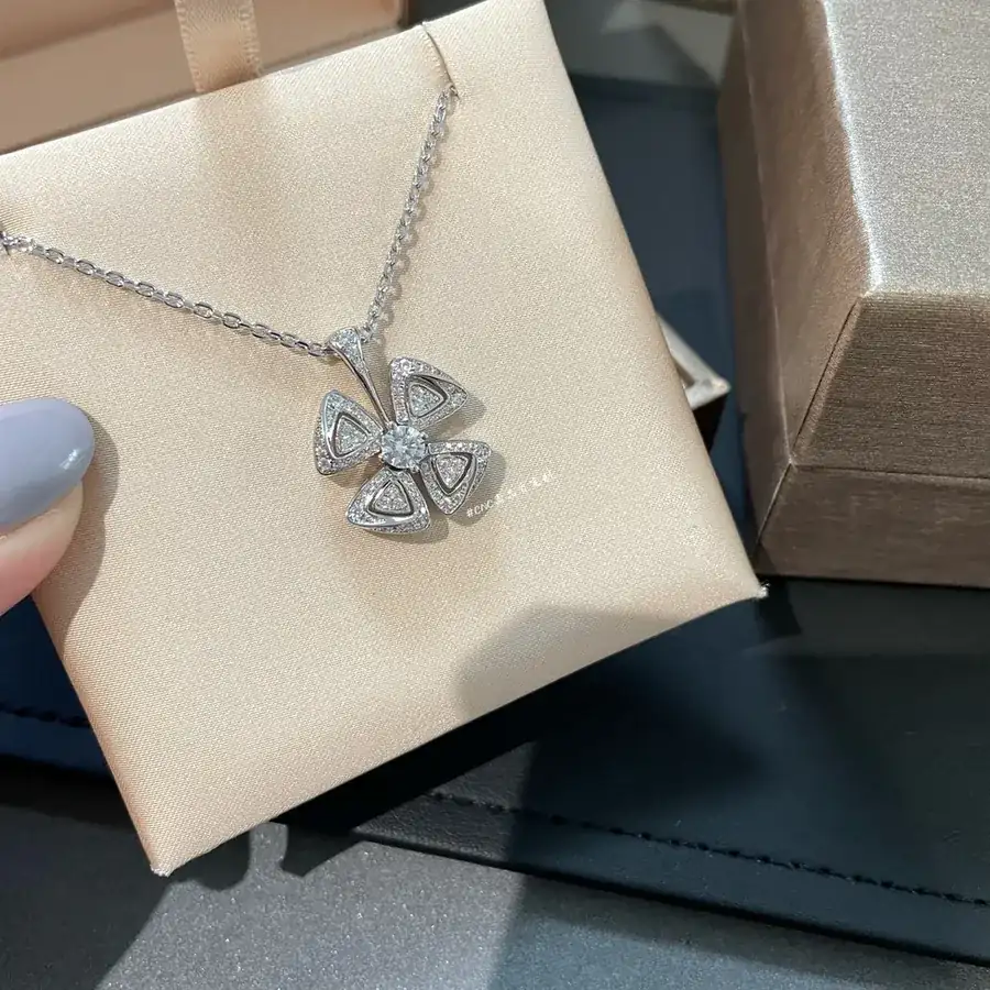 Bulgari Four Leaf Clover Necklace from Fiorever Collection