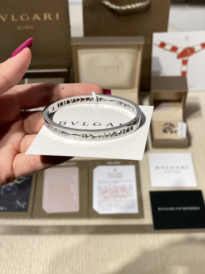 BVLGARI Hollow Letter Bracelet