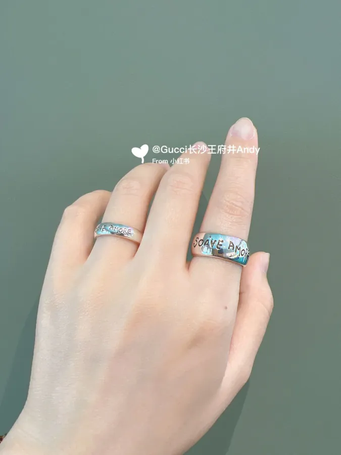 Gucc* Soave Amore Pure Silver, Non Plain Silver