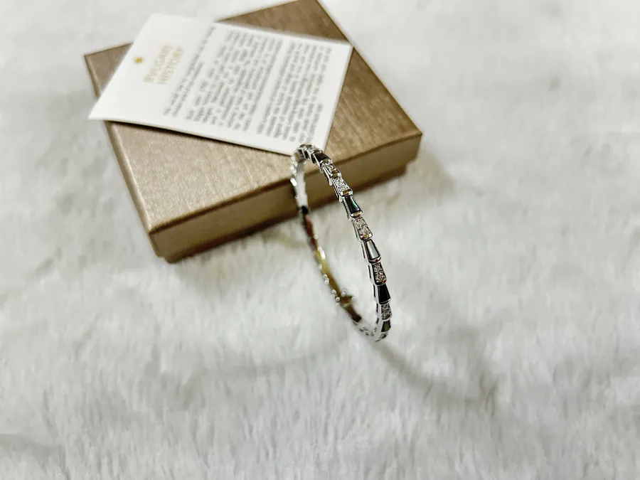 BVLGARI Gray Serpenti Bracelet