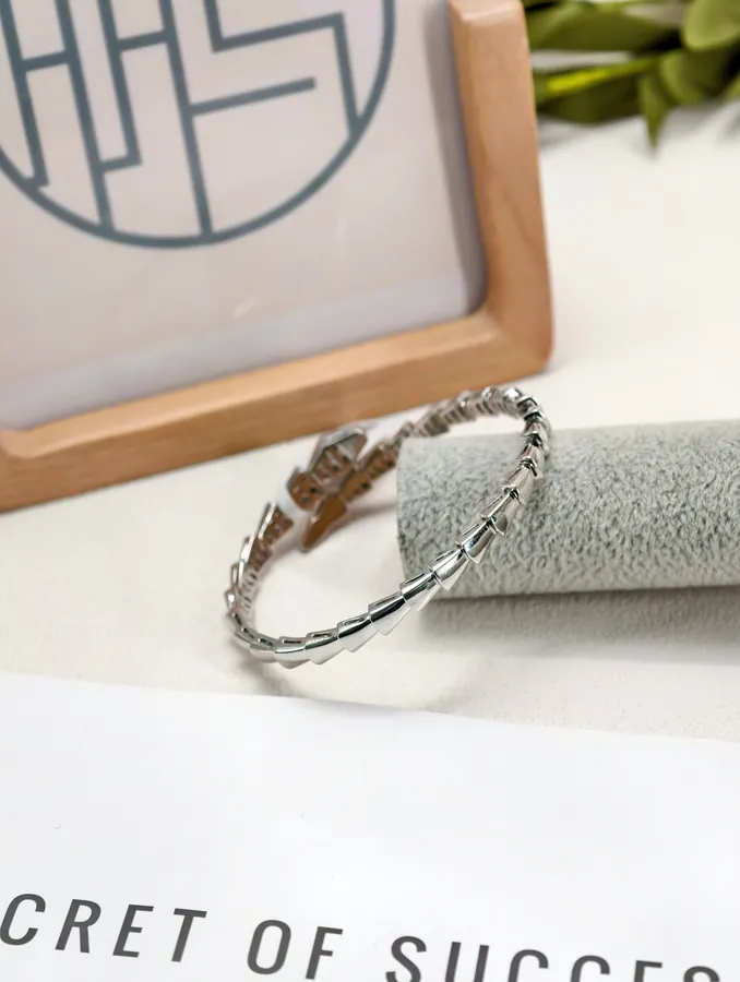 Bulgari Double Snake Ring with Diamonds