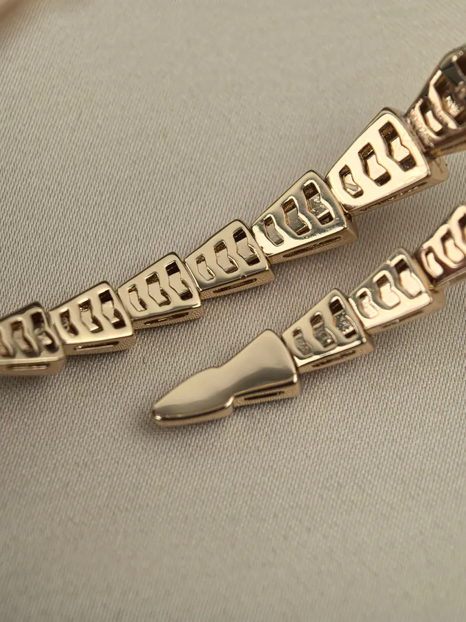 Bulgari Double Serpent Ring Spring Bracelet