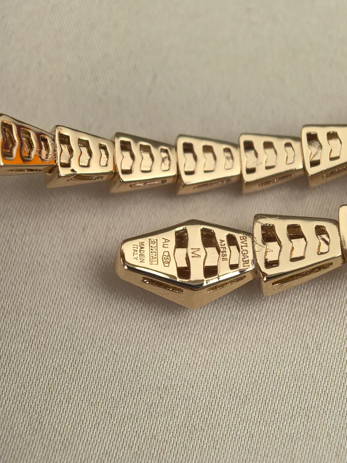 Bulgari Double Serpent Ring Spring Bracelet