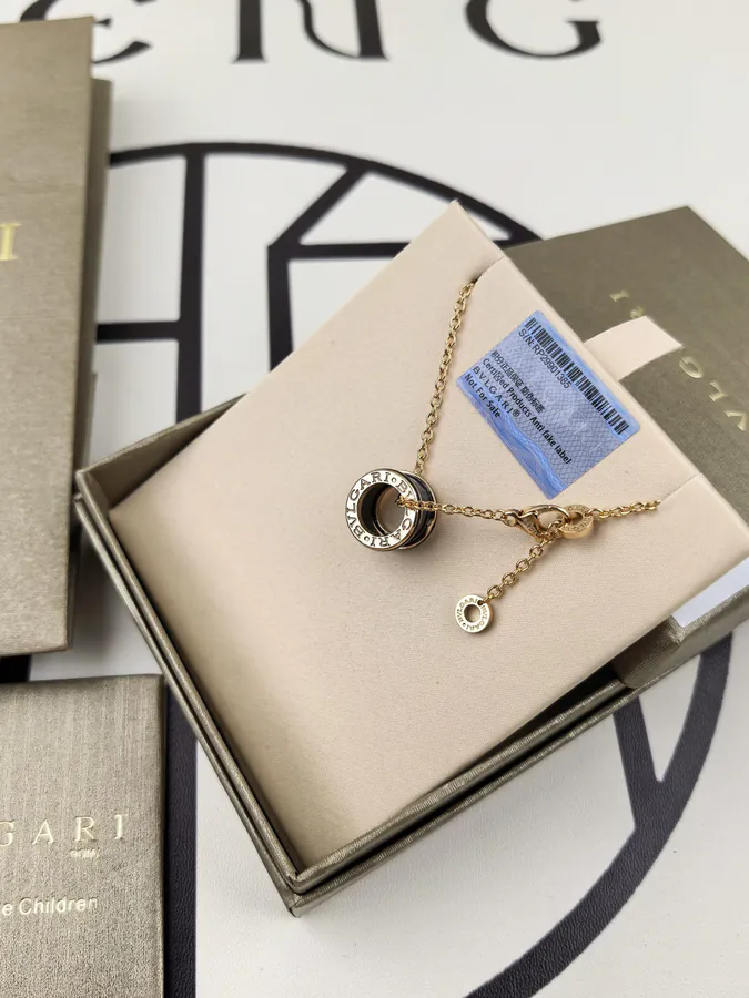 Bulgari Matte Black Ceramic Necklace