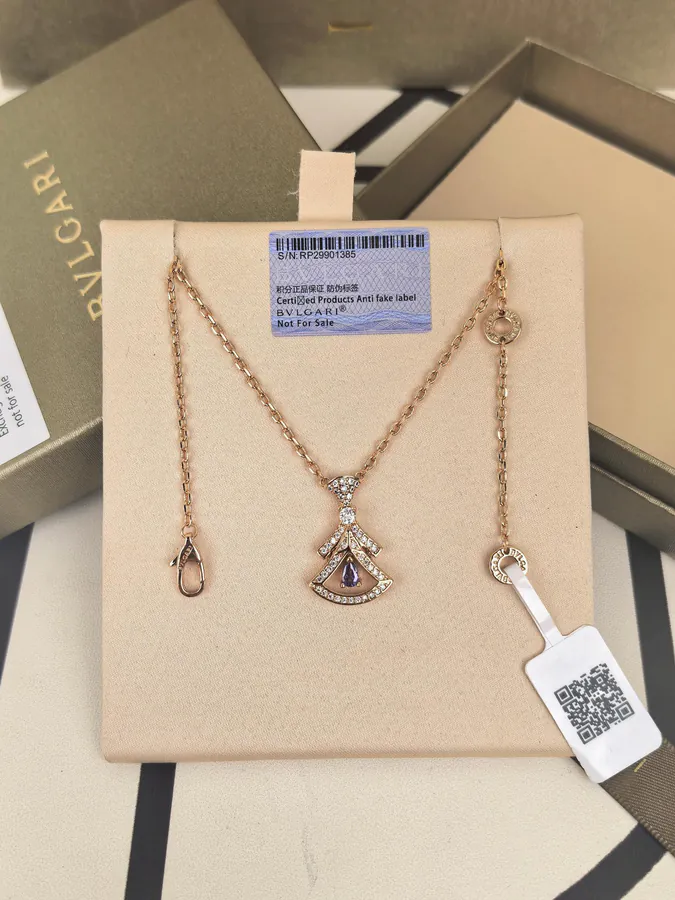Bulgari Purple Gem Necklace