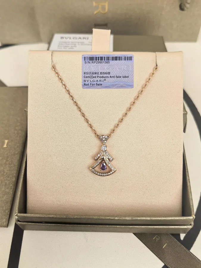 Bulgari Purple Gem Necklace