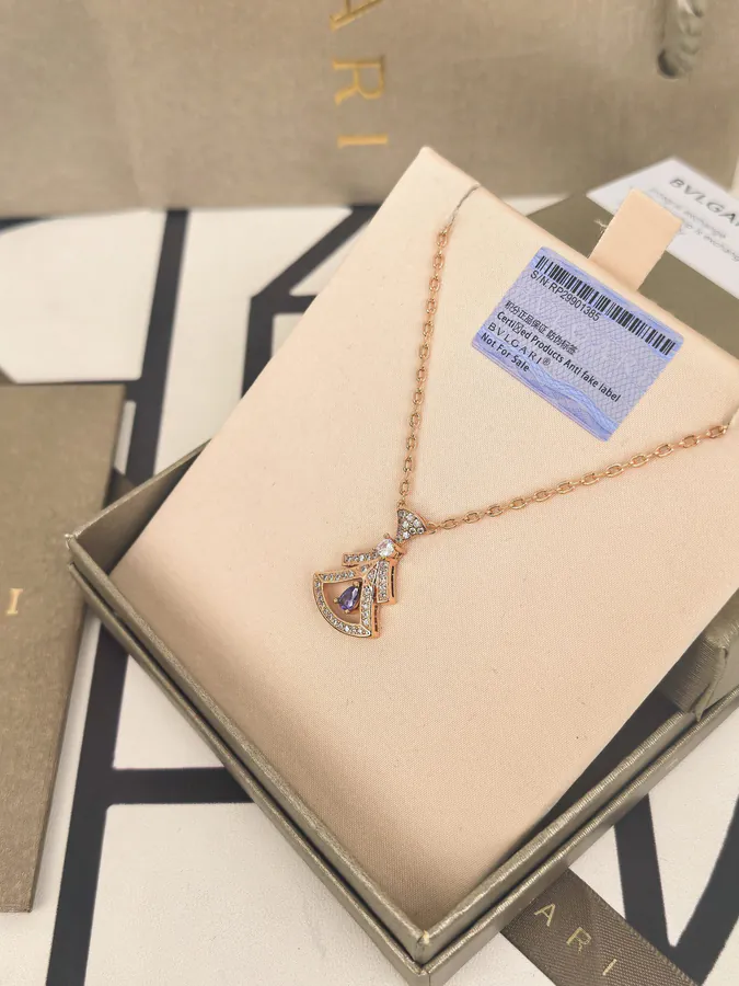 Bulgari Purple Gem Necklace