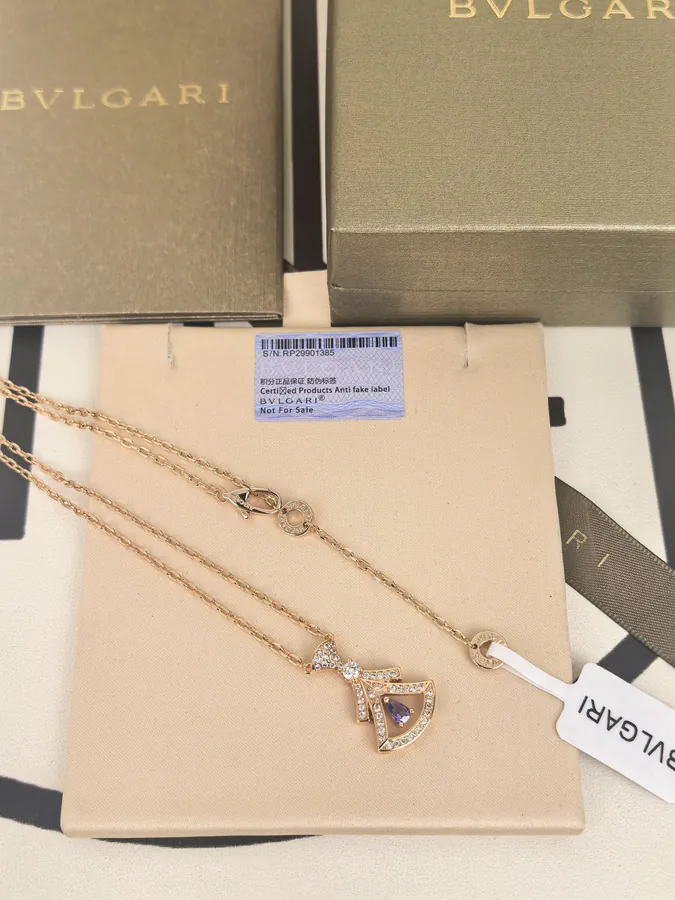 Bulgari Purple Gem Necklace