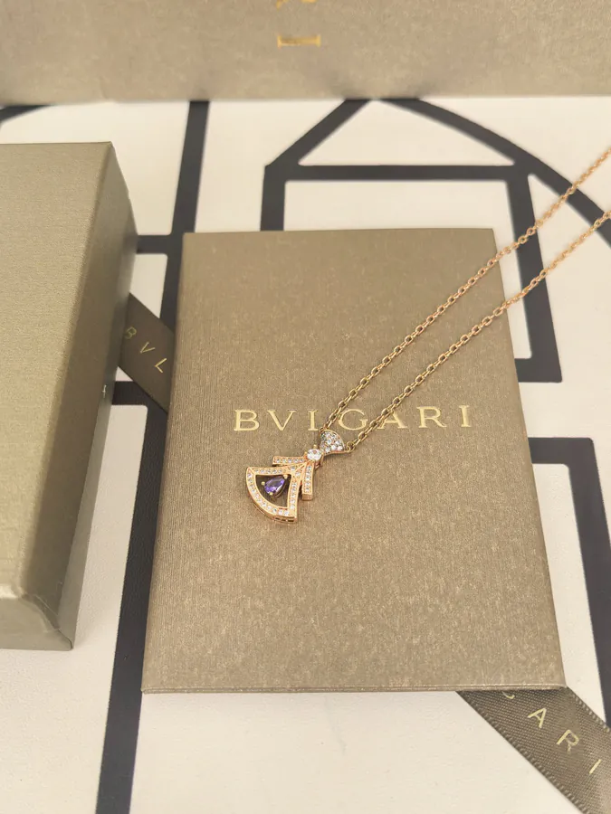 Bulgari Purple Gem Necklace