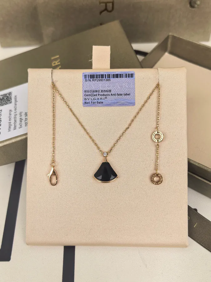 Bvlgari Dress with Black Onyx Necklace