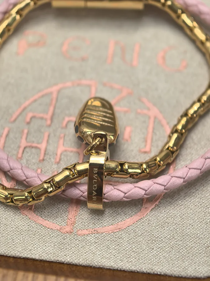 Bulgari Double Snake Bracelet in Pink