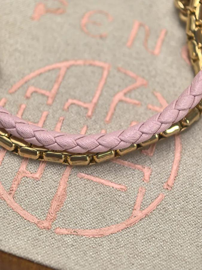 Bulgari Double Snake Bracelet in Pink