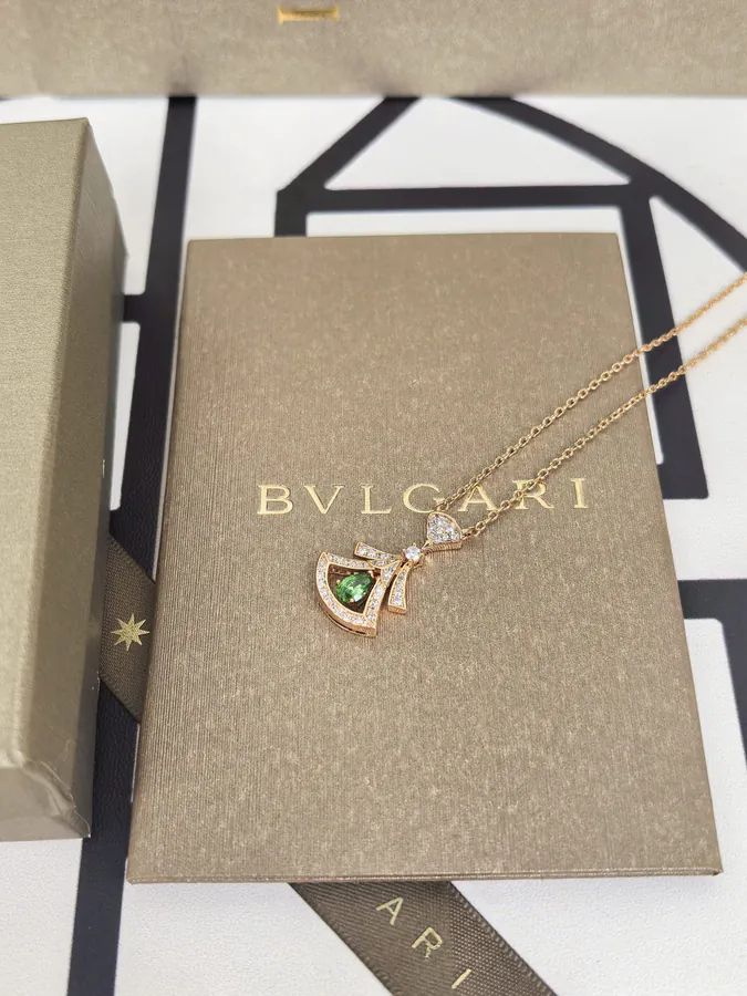 Bulgari Green Gem Necklace with Updated Design