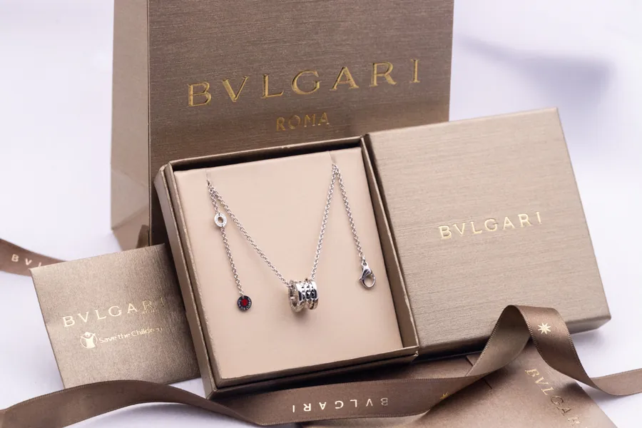Bulgari New Charity Silver Necklace
