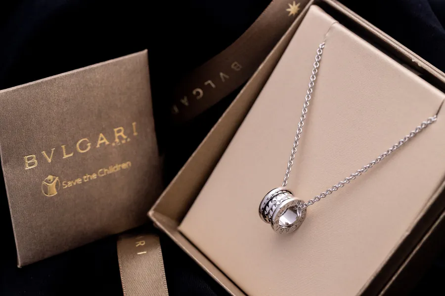 Bulgari New Charity Silver Necklace