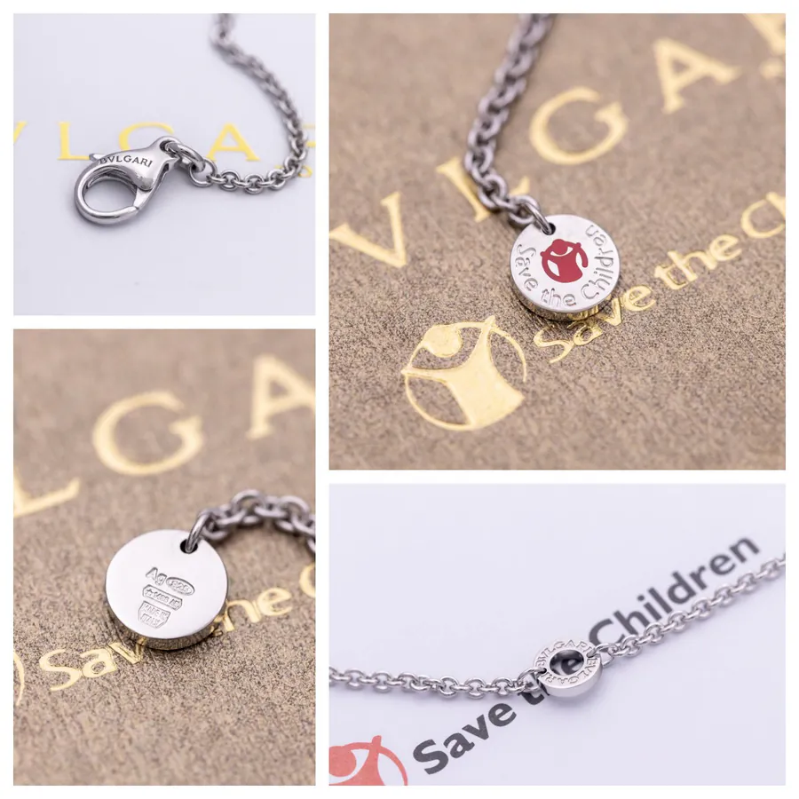 Bulgari New Charity Silver Necklace
