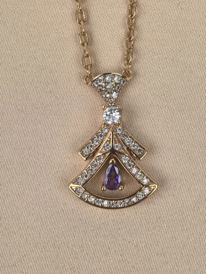 Bulgari Purple Sapphire Necklace