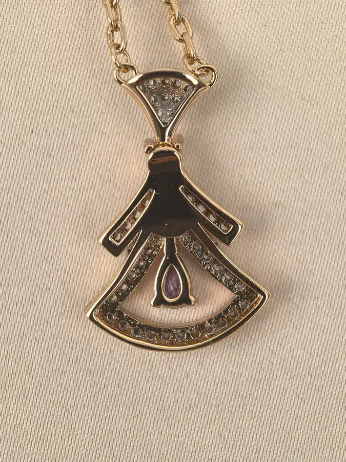 Bulgari Purple Sapphire Necklace