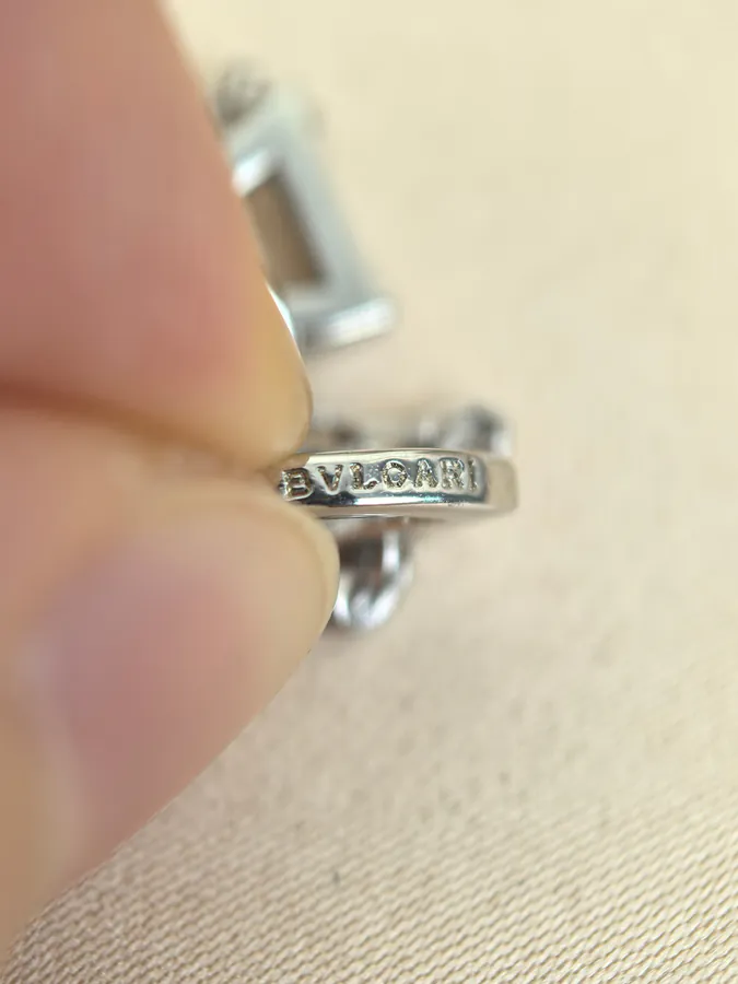 Bulgari White Diamond Necklace with Full Diamonds