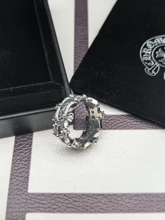 CROOS Cross Design Stacked Ring