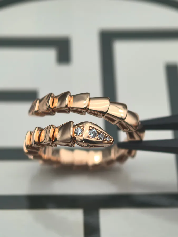 Bulgari Serpenti Ring with Semi Diamonds