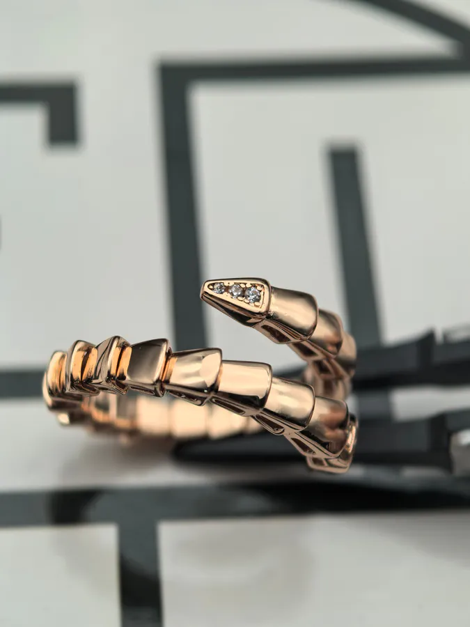 Bulgari Serpenti Ring with Semi Diamonds