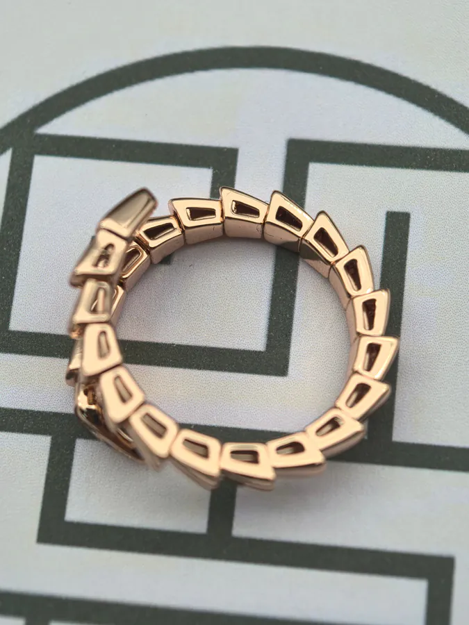 Bulgari Serpenti Ring with Semi Diamonds