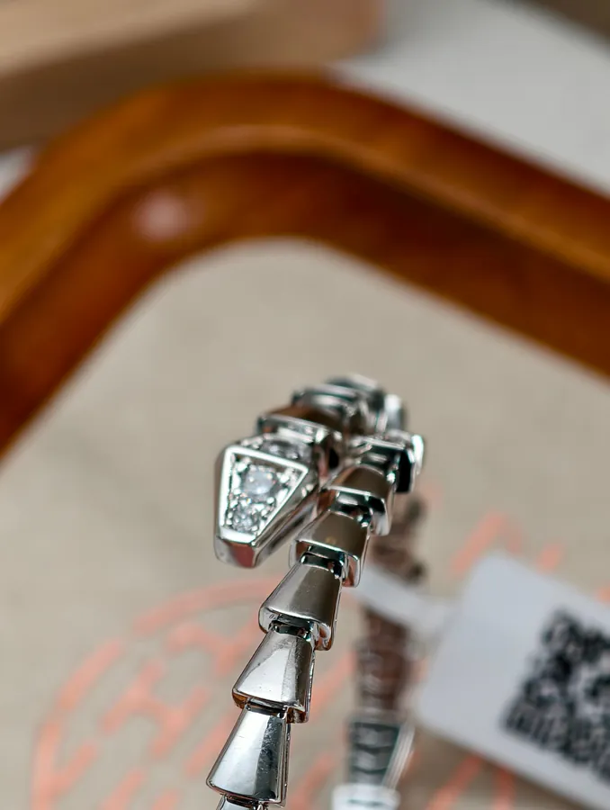 Bulgari Double Snake Ring with Diamonds