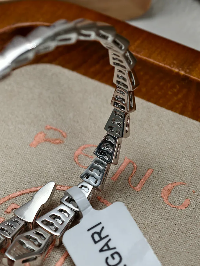 Bulgari Double Snake Ring with Diamonds