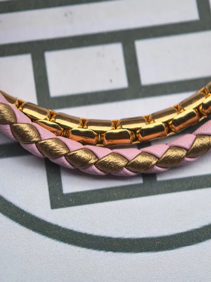 Bulgari Double Circle Snake Bracelet in Rose Gold