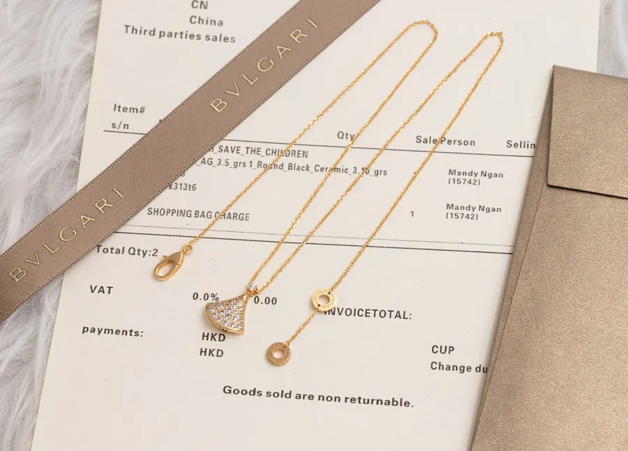 Bulgari Full Diamond Dress Necklace