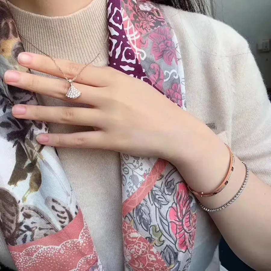 Bulgari Full Diamond Dress Necklace