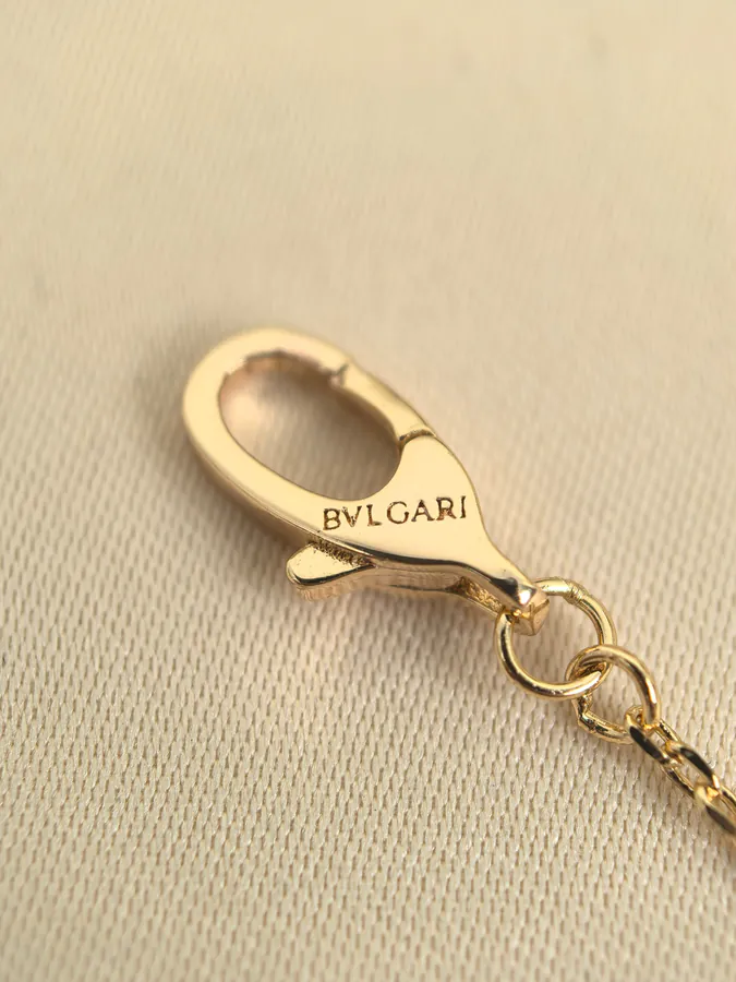 Bulgari Colorful Diamond Necklace Rose Gold, Medium