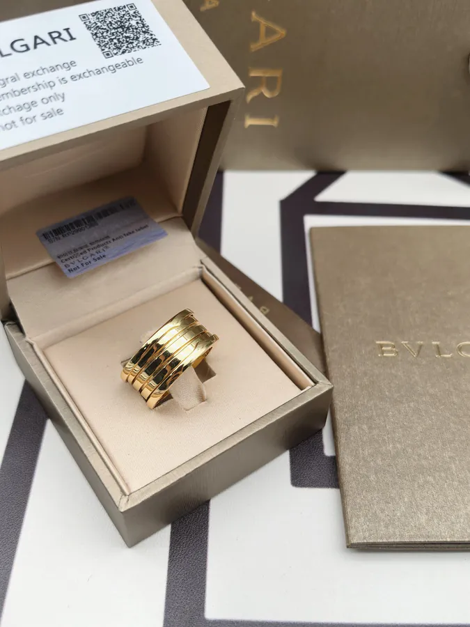 Bulgari Spring Ring with Width
