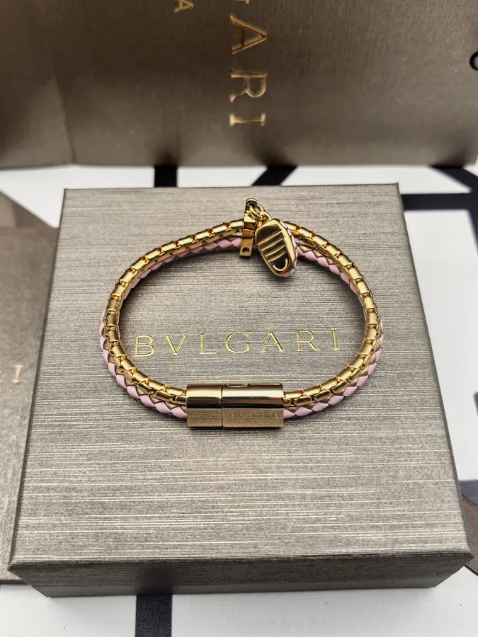 Bulgari Double Snake Bracelet in Rose Gold