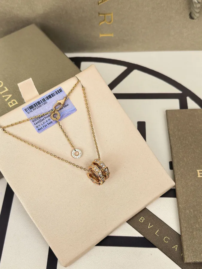 Bulgari Triple Serpent Diamond Necklace