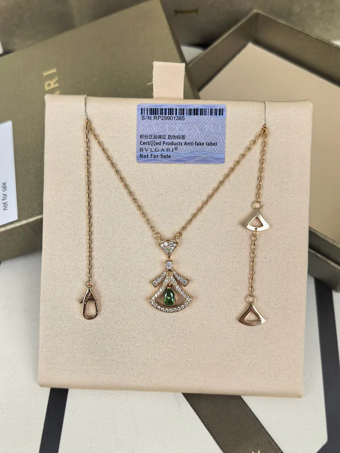 Bulgari Green Gem Necklace