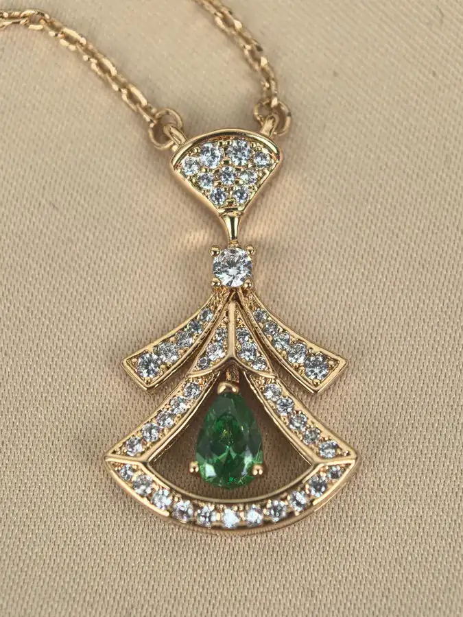 Bulgari Green Gem Necklace