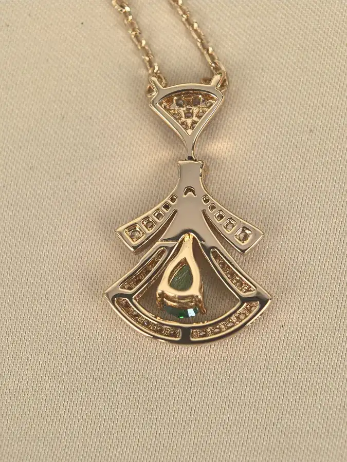 Bulgari Green Gem Necklace