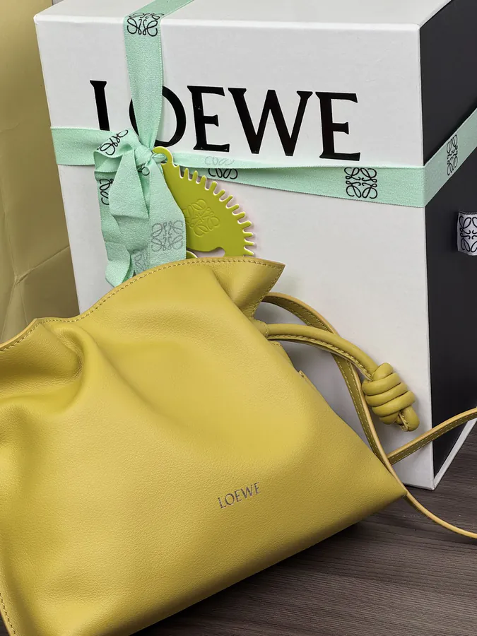 Flamenco Mini Glitter Bag Crayon Yellow