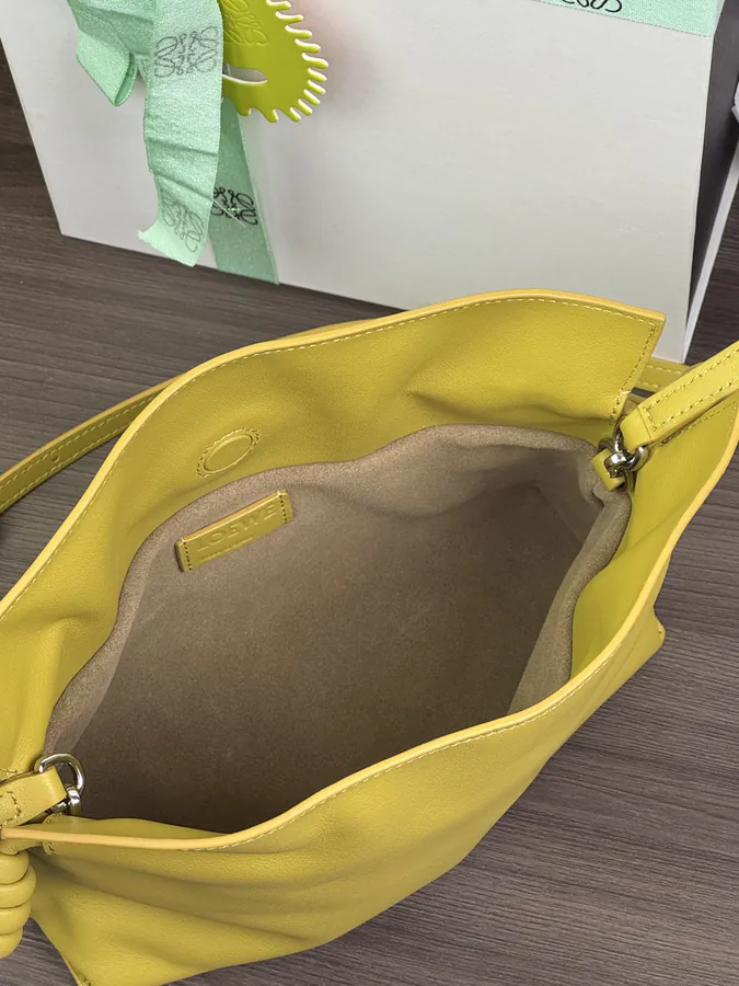 Flamenco Mini Glitter Bag Crayon Yellow