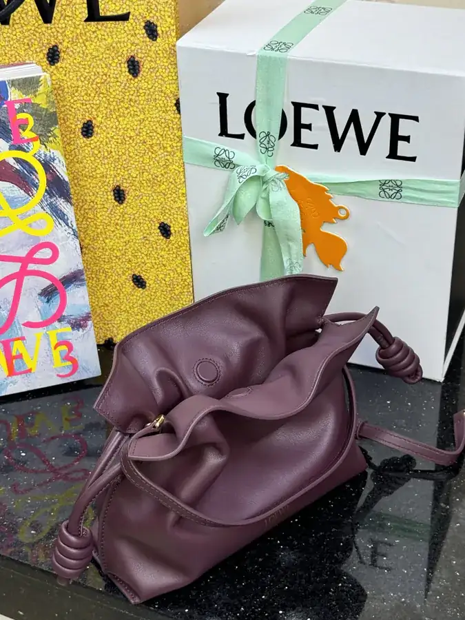Mini Flamenco Handbag with Gold Logo and Adjustable Strap
