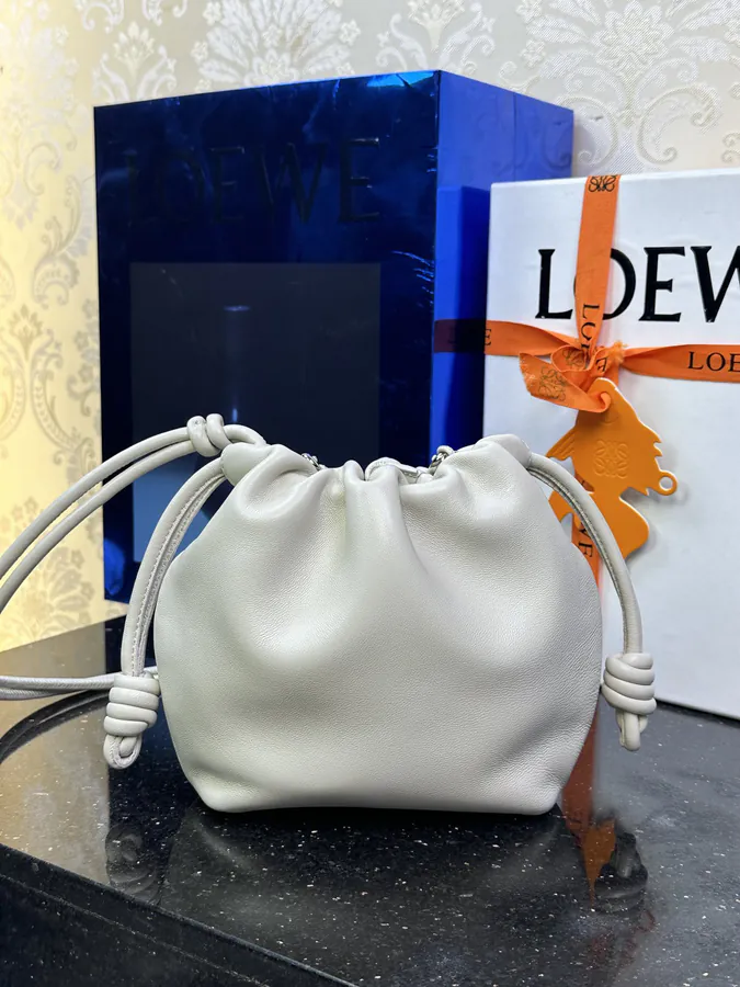 Flamenco Purse Mini Chain Bag in Genuine Leather