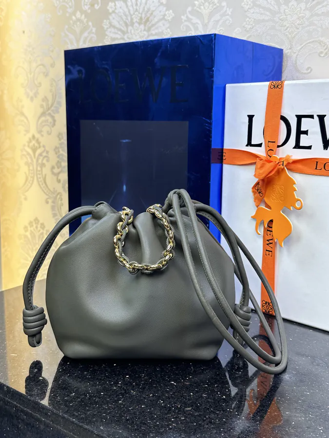 Flamenco Purse Mini Chain Bucket Bag