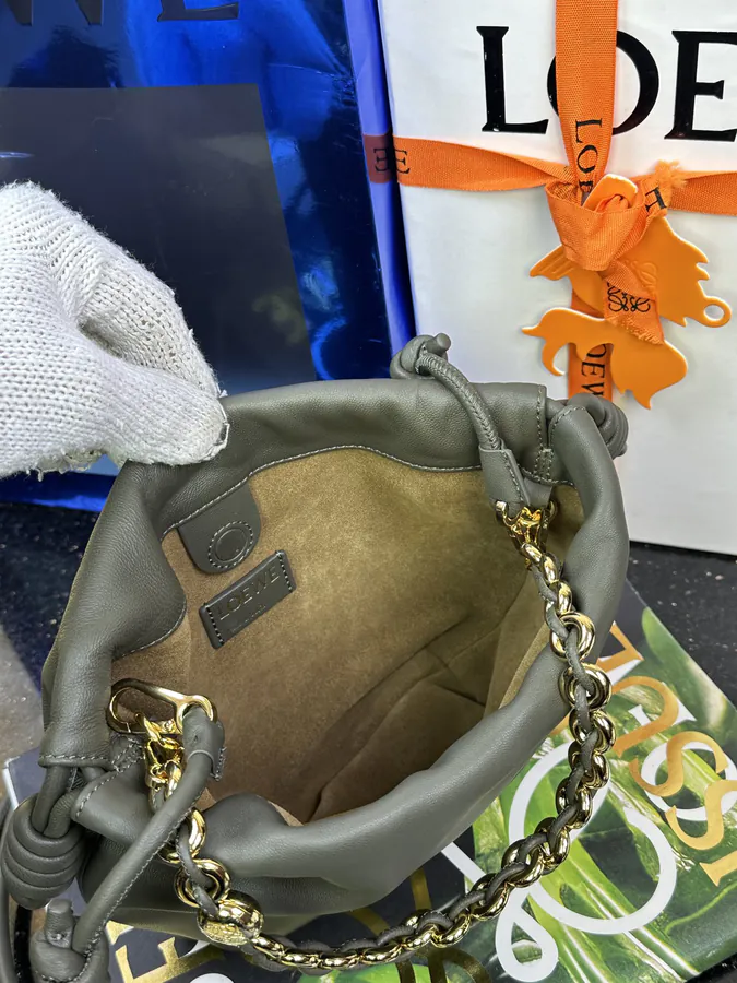 Flamenco Purse Mini Chain Bucket Bag
