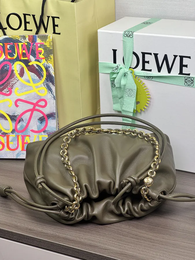 Flamenco Purse in Grained Leather